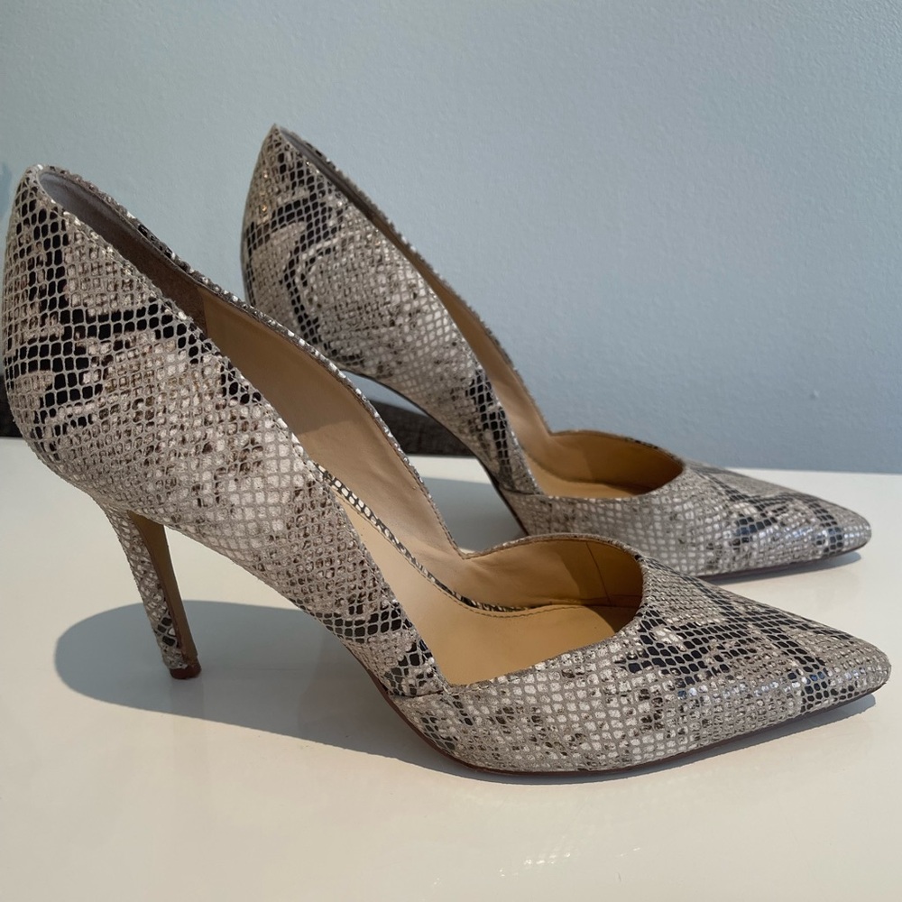 Vince Camuto Snakeskin Heels